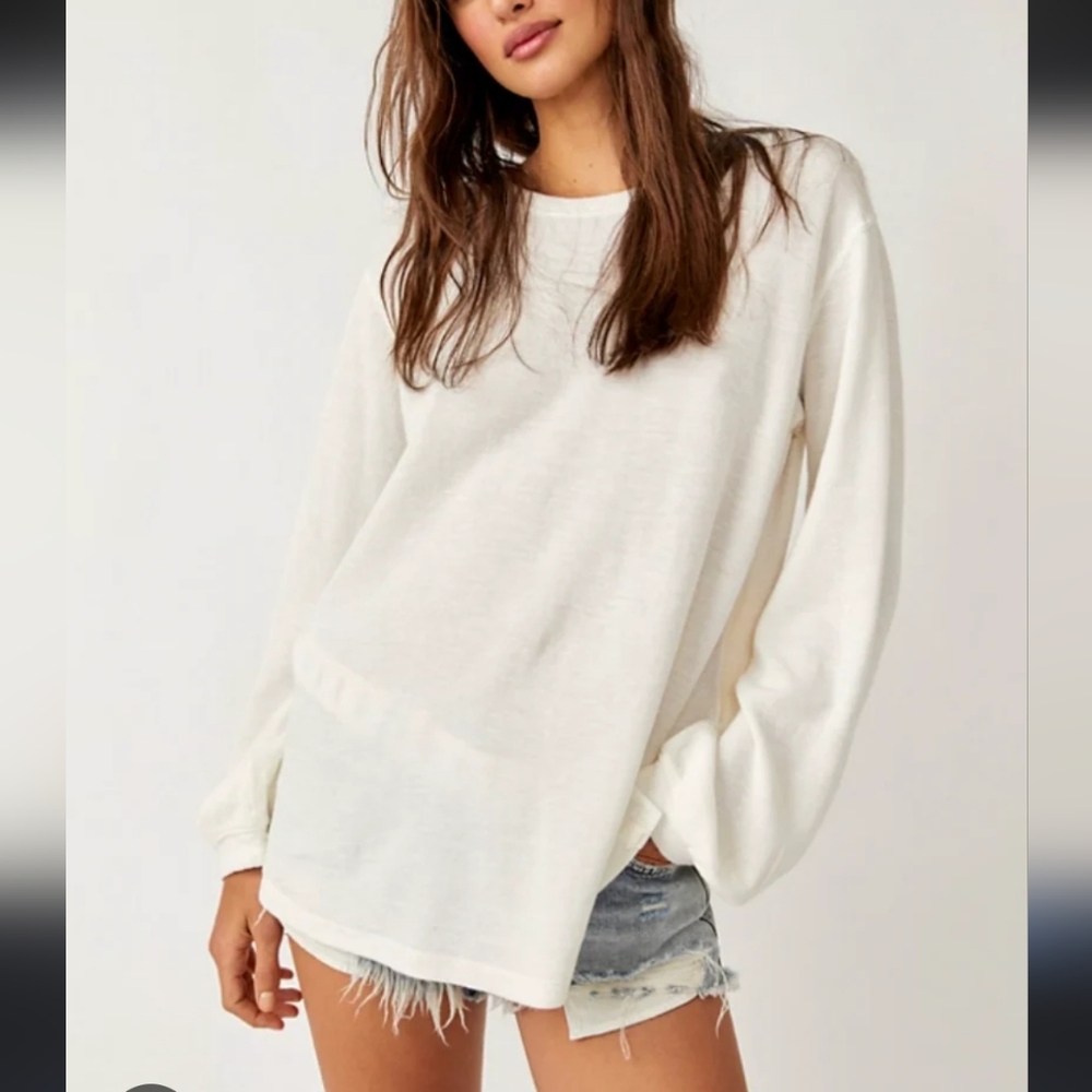 Free People NWT Soul Song Longsleeve Tee L